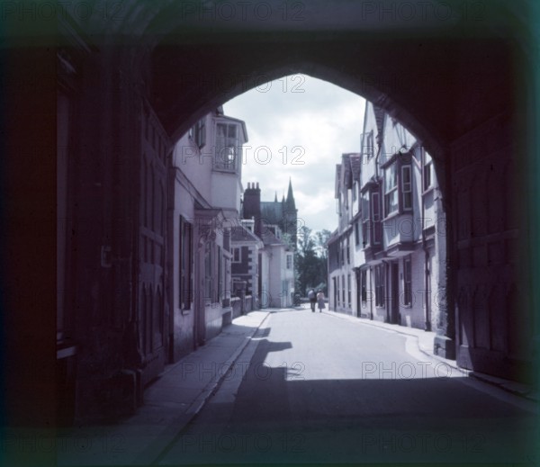 Gateway to the Cathedral, Salisbury, Wiltshire, c1955. Creator: Arthur Charles Kirby Ware.