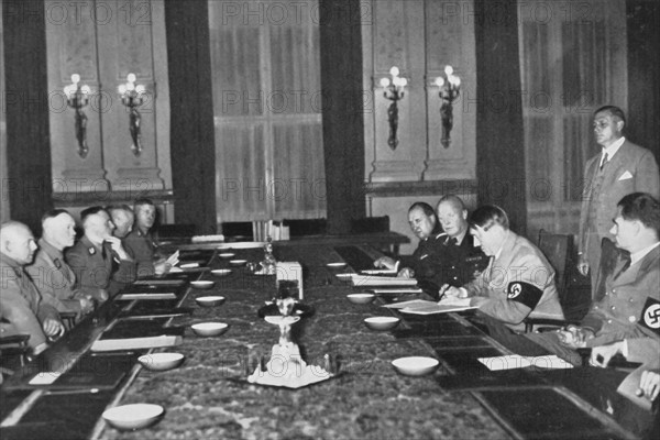 Meeting of the Reich Governor at the Reich Chancellery