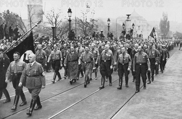 Reconstruction of the historic march of November 9, 1923, 1934