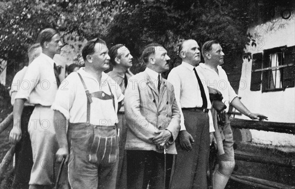 Hitler on holiday in Berchtesgaden, Bavaria