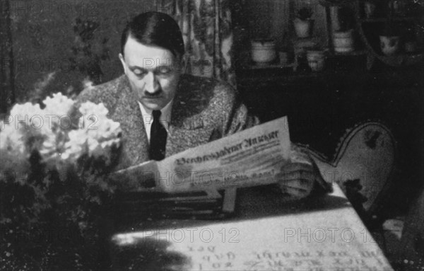 Hitler en villégiature à Obersalzberg, en Bavière