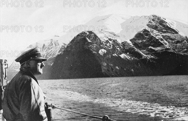 Hitler visitng the Norwegian fjords, c.1935