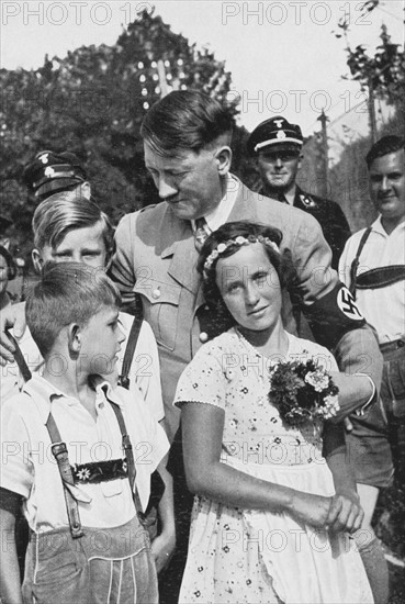 Hitler surrounded by children, c.1935