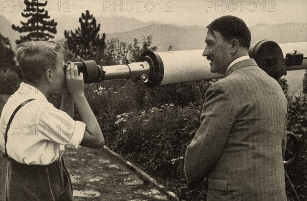 Hitler on holiday in Obersalzberg