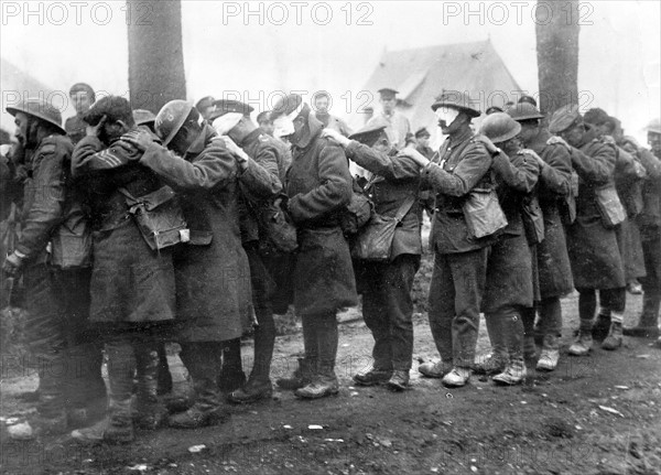 Prisonniers anglais en 1918