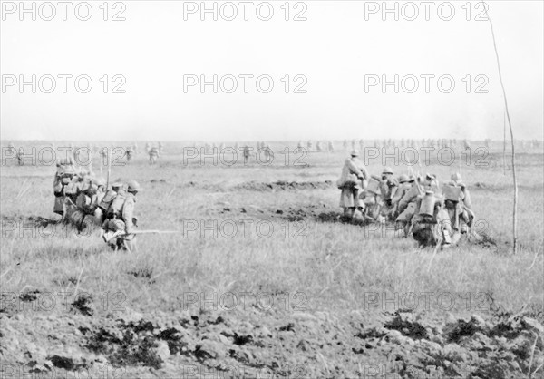 Un général des champ de Bataille lors de la conquête du chemin des Dames