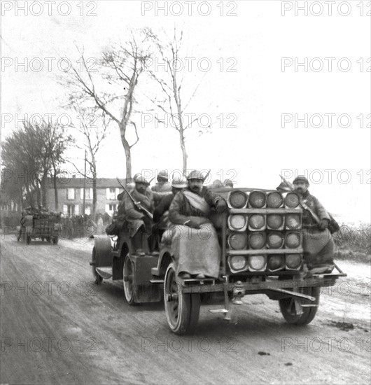 Food and ammunitions supplies during the Battle of Verdun