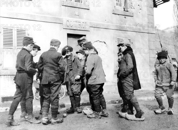 Enfants dans les vosges durant la guerre de 1914.1918