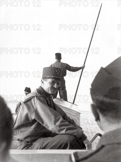 Le général Leclerc. Leclerc Philippe Marie de Hautecloque, dit Belloy-Saint-Léonard (1902-1947), Maréchal de France à titre posthume en 1952.