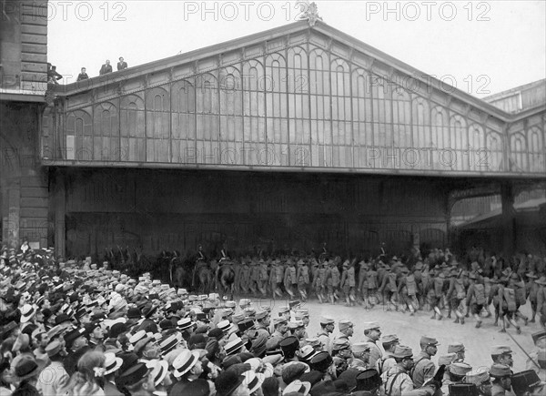 Arrivée des troupes américaines en France en 1917