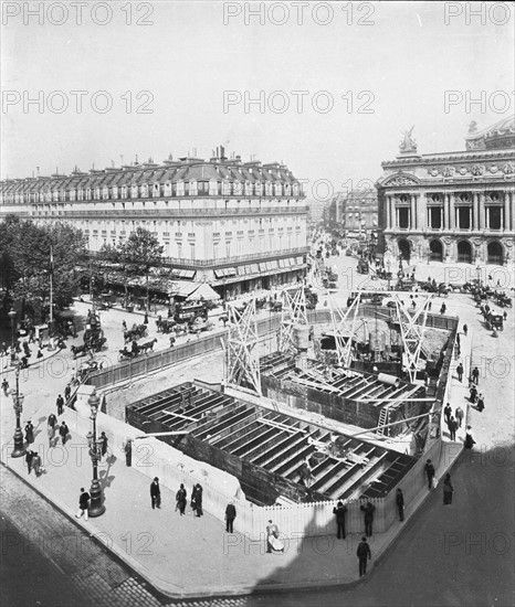 Construction du métro parisien