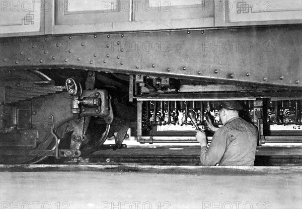 Les employés du métro parisien en 1941