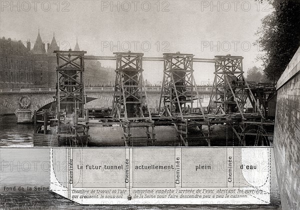 Construction du métro parisien