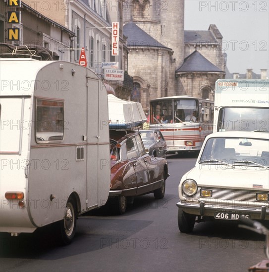 Les grands départs en vacances dans les années 70