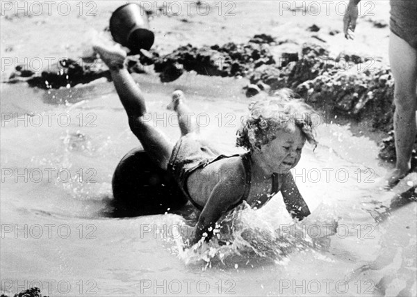 Les vacances en bord de mer en 1947