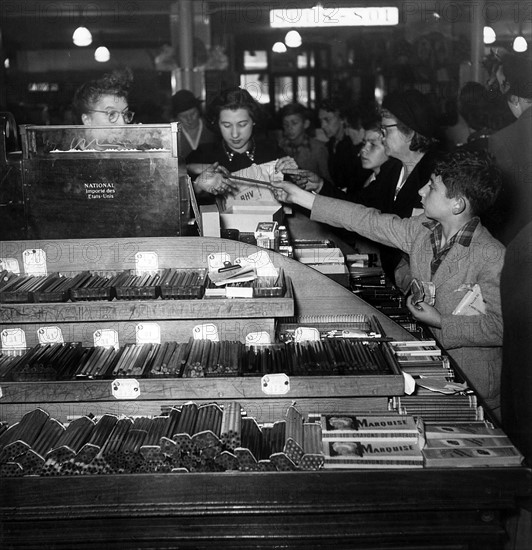 Rentrée des classes en 1950