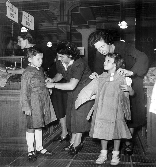 Rentrée des classes en 1950