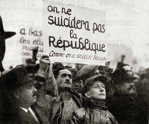 Grève de 24 heures le 12 février 1934 à Paris