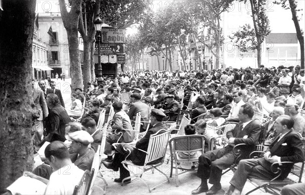 Barcelone pendant la Guerre d'Espagne, en juillet 1936