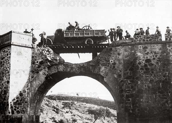 Combats au nord de Séville, début août 1936