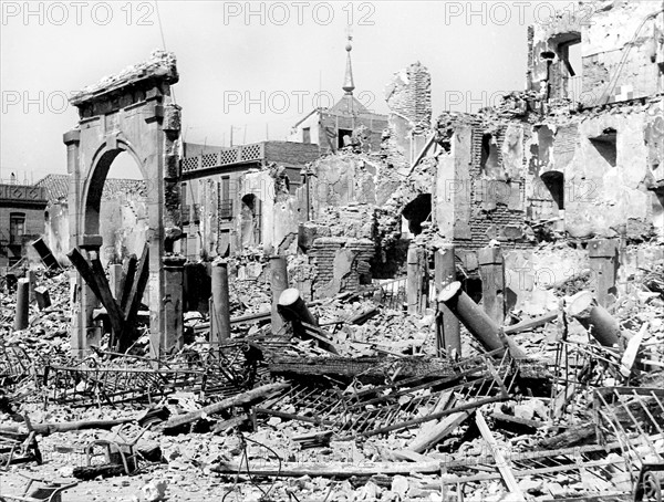Ruins of the Alcazar of Toledo, 1936