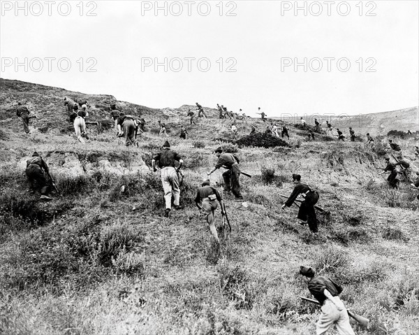 Nationalist troops near San Sebastian, 1936