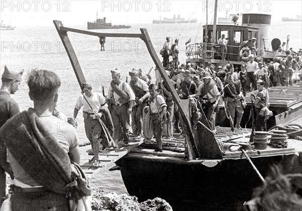 Attaque de l'Ile de Majorque pendant la Guerre d'Espagne