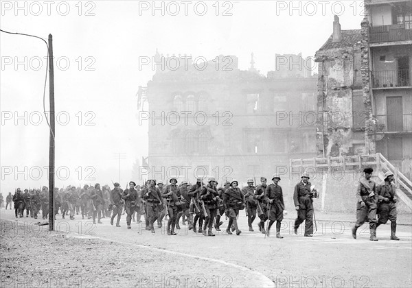 Occupation d'Irun par les nationalistes, en septembre 1936