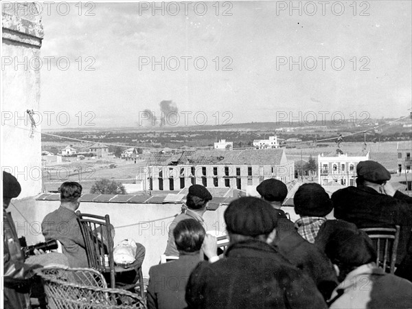 The siege of Madrid in 1936