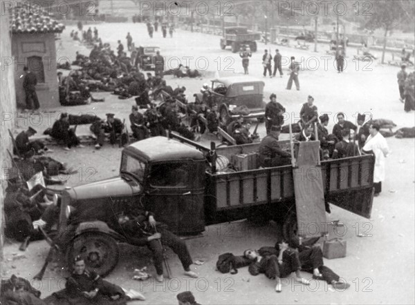 Republican Red-Cross in Madrid, 1936