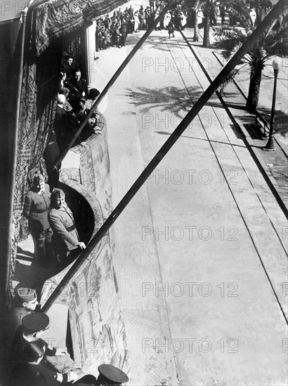 Entrée des troupes nationalistes dans Barcelone le 2 février 1939