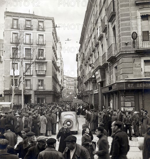 Madrid à la fin de la Guerre d'Espagne