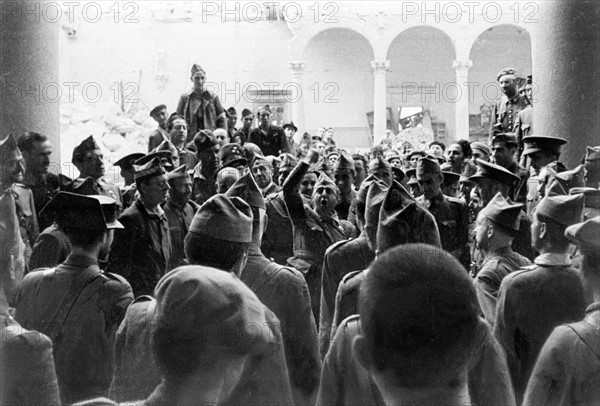 Le général Franco à Tolède, en 1936