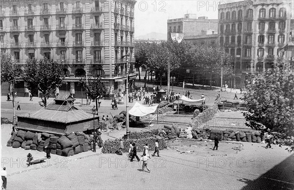 Ville de Madrid pendant la Guerre d'Espagne