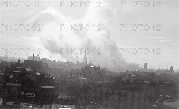 Ville de Barcelone pendant la Guerre d'Espagne