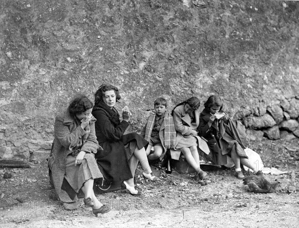 Réfugiés espagnols à la frontière française, 1939