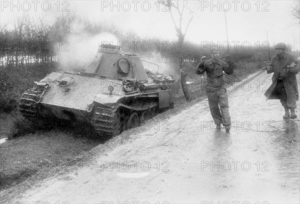 Prisonnier allemand en Belgique, en septembre 1944