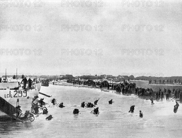 Débarquement des forces alliées en Normandie le 6 juin 1944