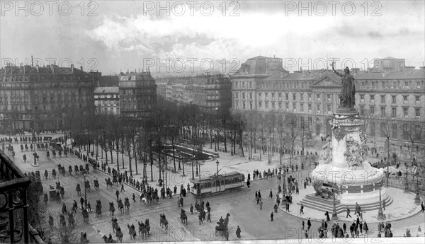 Manifestations syndicales du 1er mai 1906 à Paris