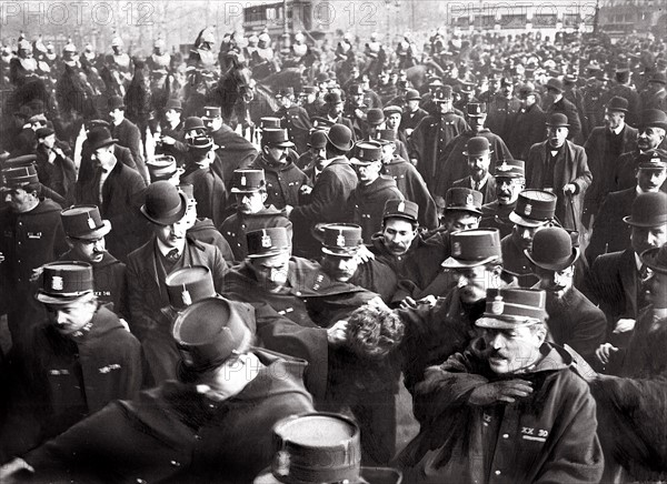 Arrestation de Jacob Law, le 1er mai 1907