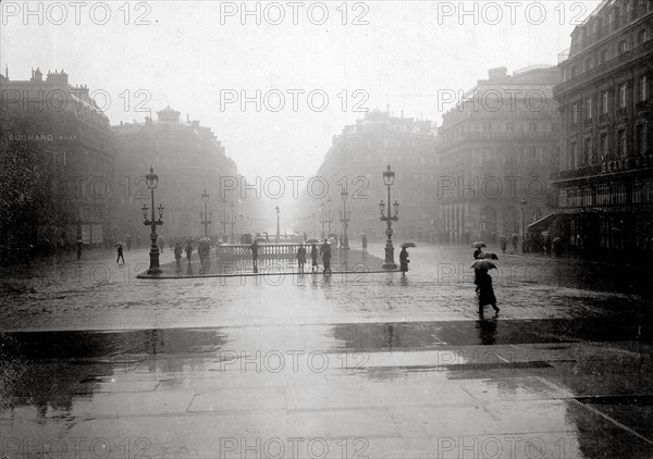 1er mai 1919 à Paris, sous la pluie