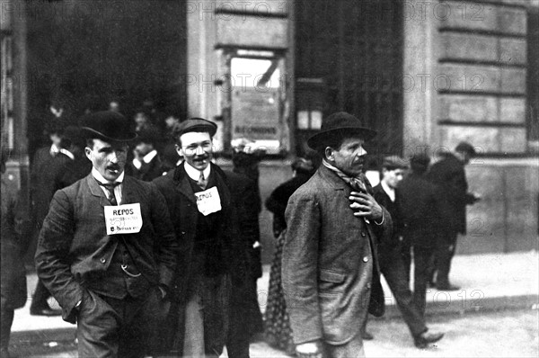 Manifestations syndicales du 1er mai 1906 à Paris