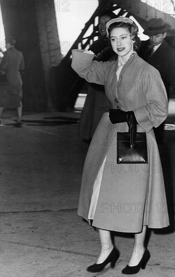 Princess Margaret visiting Paris