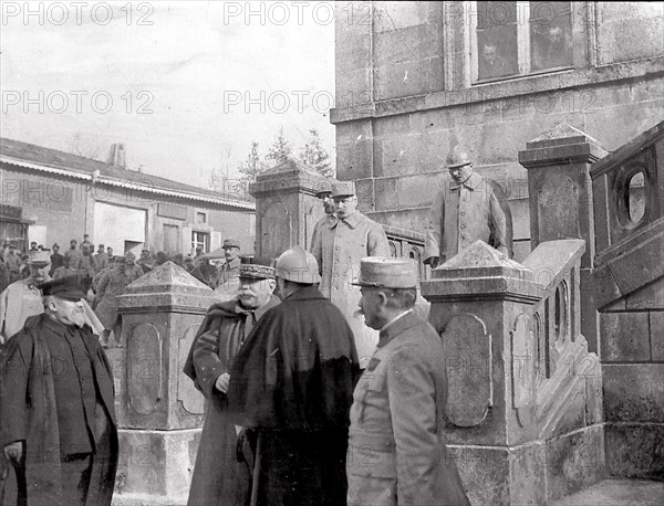 Poincaré et Joffre pendant la Bataille de Verdun