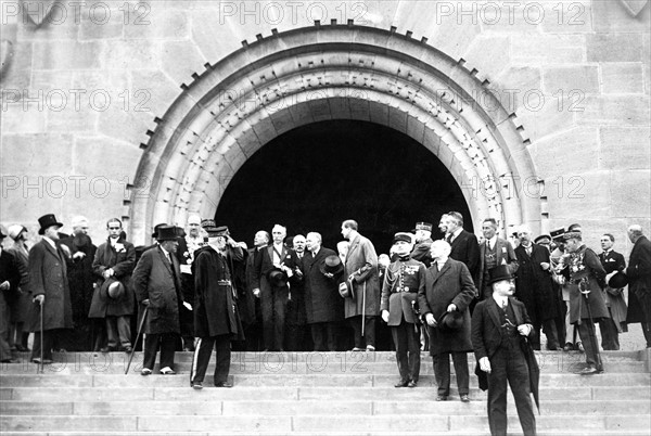 Inauguration of the Douaumont Ossuary, June 23, 1929