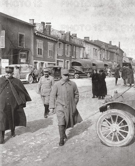 Joffre and Petain during the Battle of Verdun