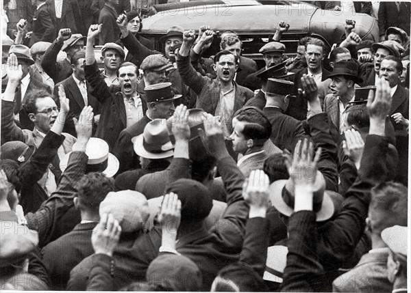 Demonstrations in Paris on July 14, 1935