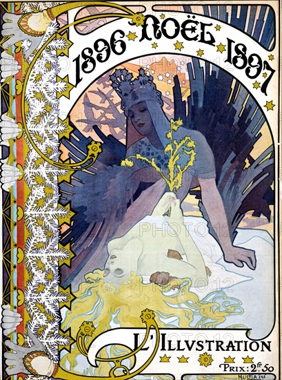 Couverture de Noël du journal L'Illustration, 1896