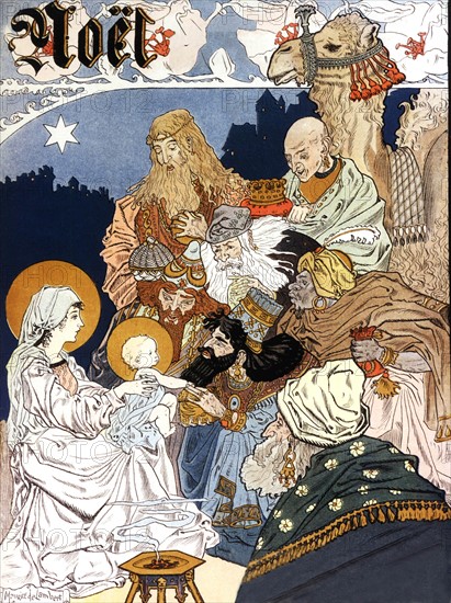 Couverture de Noël du journal L'Illustration, 1895