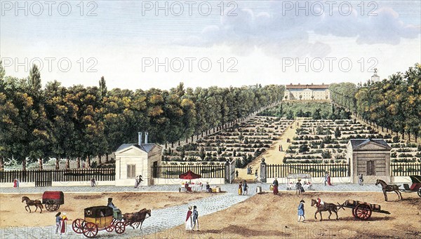 Le Jardin des Plantes à Paris au 18e siècle